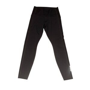 Lorna Jane Womens High-Waisted Black Leggings
